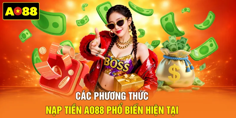 Các phương thức nạp tiền AO88 phổ biến hiện tại