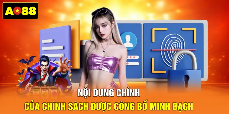 Nội dung chính của chính sách được công bố minh bạch